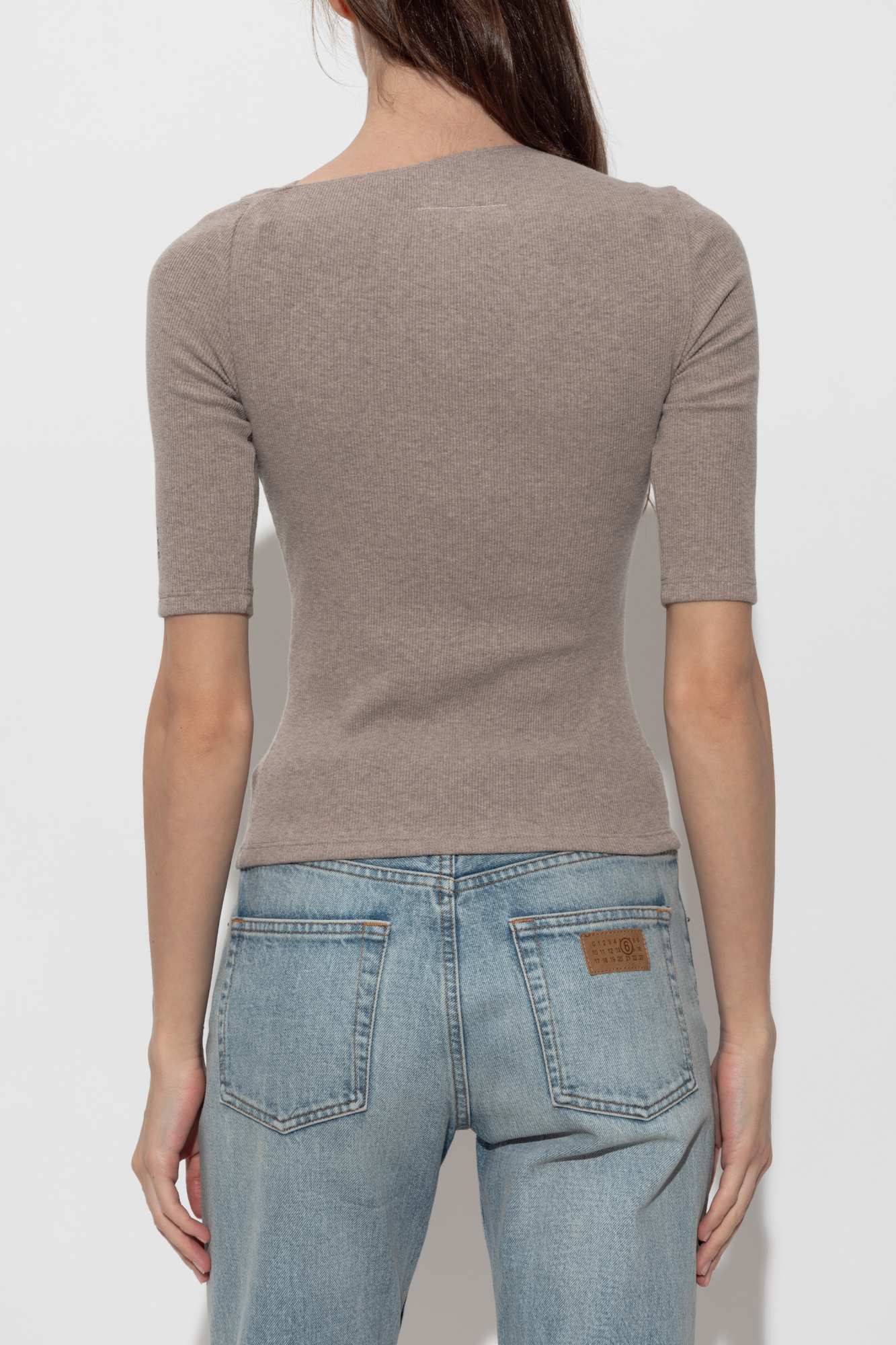 MM6 Maison Margiela Fitted cut top | Women's | Vitkac